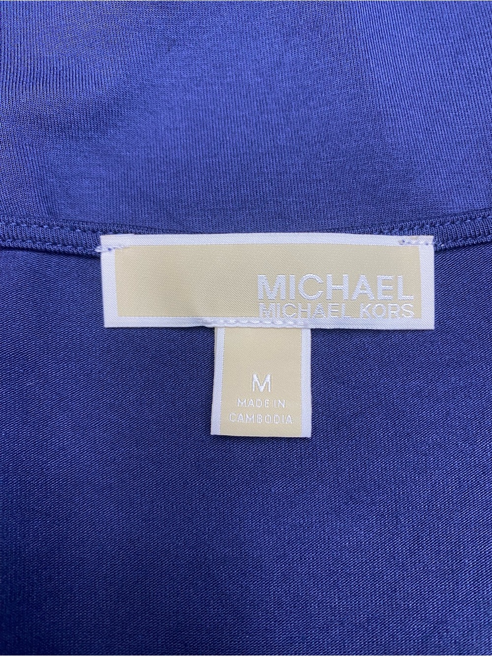 Michael Kors Women’s Layered Sleeveless Tunic Blouse Blue V-Neck Size Medium - Picture 2 of 11
